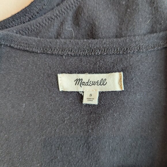 Madewell Black Long Sleeve Bodysuit - Picture 5 of 5